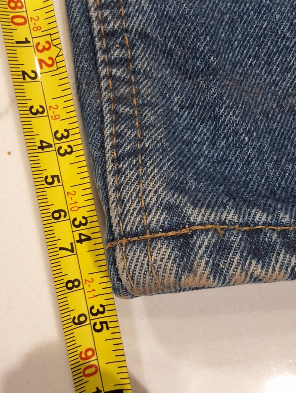 Carhartt NWT~Mens Relaxed Straight Fit Flannel Lined Jean~Dark Wash Denim~32X36 - Picture 11 of 11
